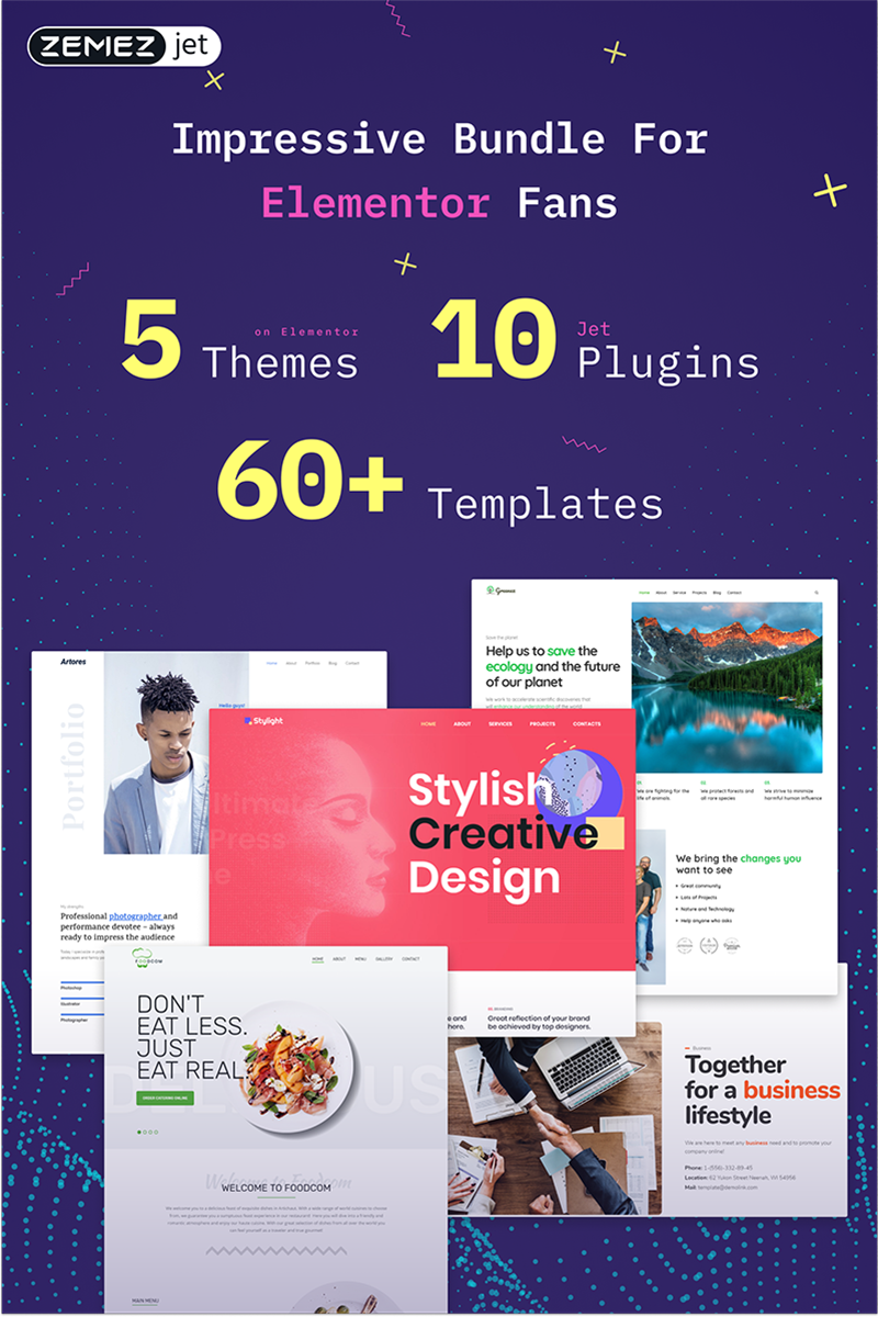 "Elementor WordPress" Bundle №74598