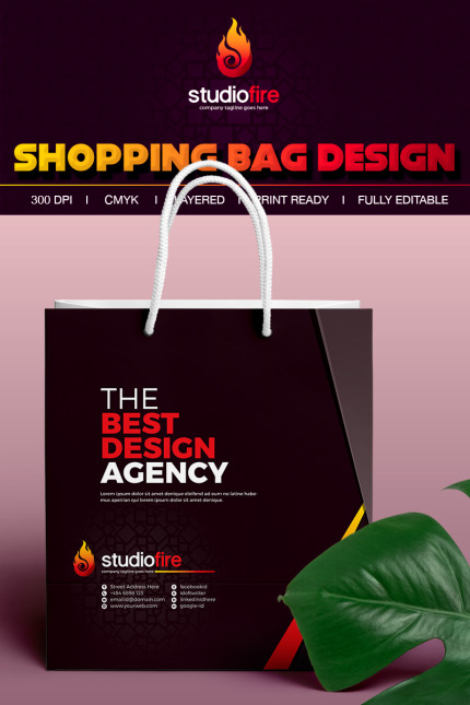 Template #74602 Bag Shop Webdesign Template - Logo template Preview