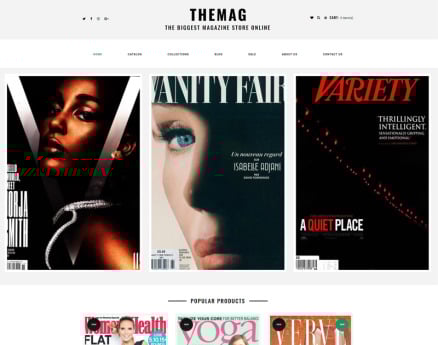 Themag - Magazine Store Ready-To-Use Shopify Theme