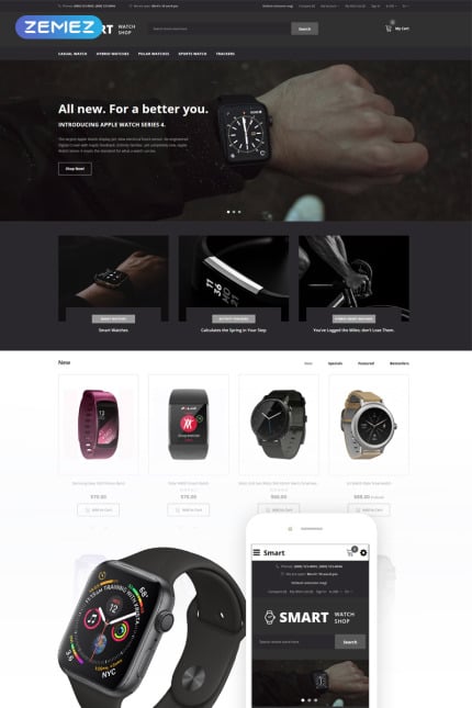 Template #74629 Opencart Ecommerce Webdesign Template - Logo template Preview
