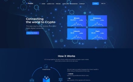 Fluxor - Crypcocurrency Investment Elementor WordPress Theme