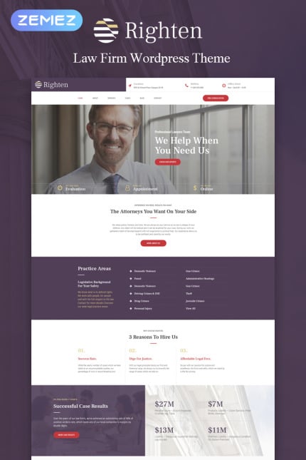Template #74692 Lawyer Consulting Webdesign Template - Logo template Preview