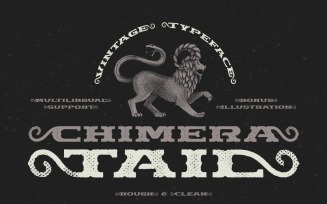 Chimera Tail, + illustration Font