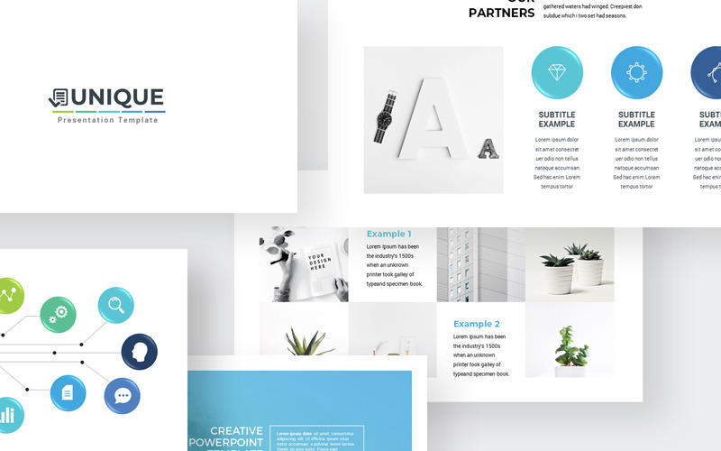 Clean Simple PowerPoint template PowerPoint Template