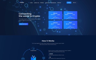 Fluxor - Crypcocurrency Investment WordPress Elementor Theme