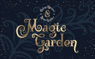 Magic Garden & Graphics Font