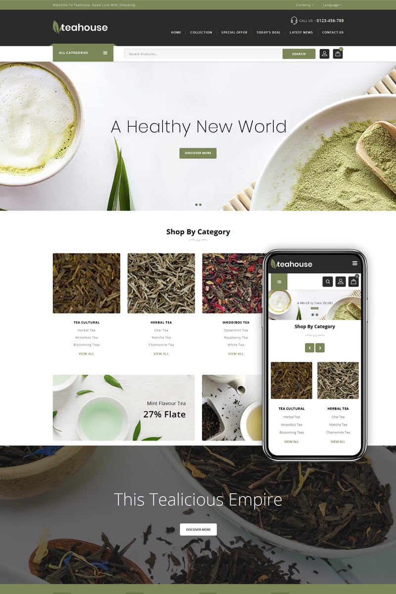 Teahouse - Multipurpose Store PrestaShop Theme