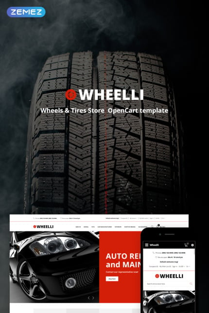 Template #74711 Automobile Opencart Webdesign Template - Logo template Preview
