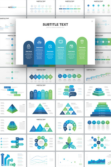 Template #74717 Presentation Info-powerpoint Webdesign Template - Logo template Preview