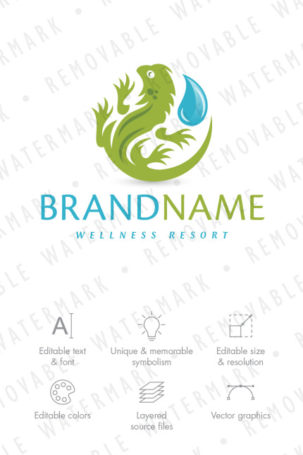 Template #74729 Pet Water Webdesign Template - Logo template Preview