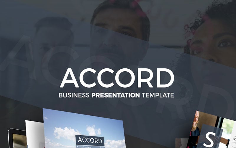 Accord - Business Presentation PowerPoint template PowerPoint Template