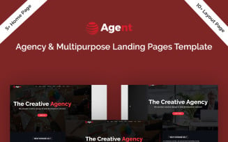 Agent Agency & Multipurpose Landing Page Template