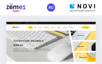 Diagonal - Advertising Agency Multipage HTML Ru Website Template