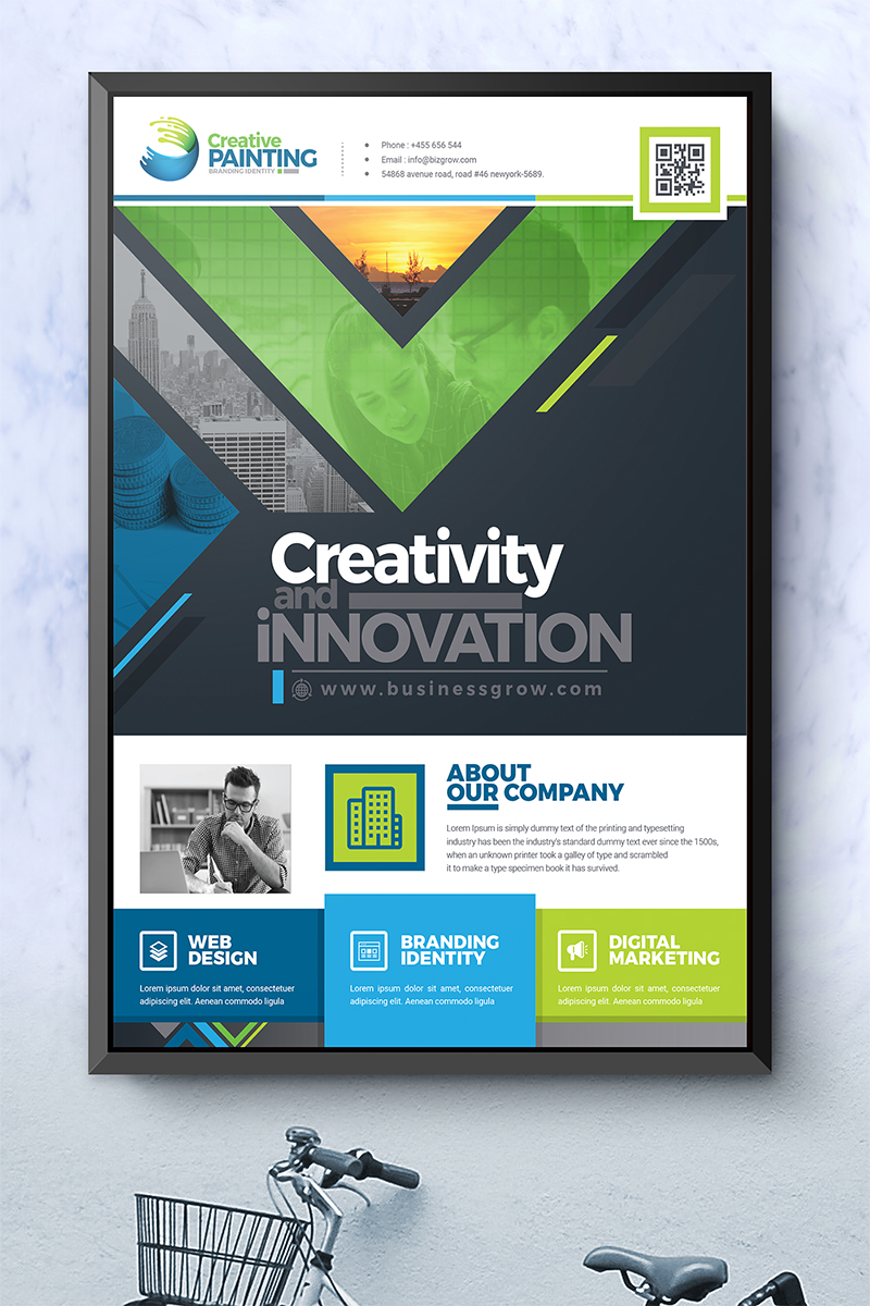 Szablon PSD Creative Business Flyer Design #74795 - zrzut ekranu