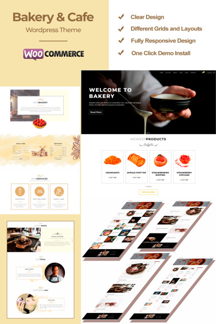 Template #74831 Cakery Patisserie Webdesign Template - Logo template Preview