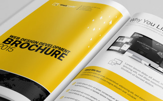 Brochure for Web Agency and Development Agency - Corporate Identity Template