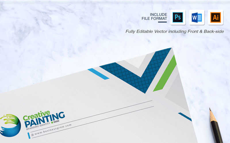 Clean Word Letterhead - Corporate Identity Template