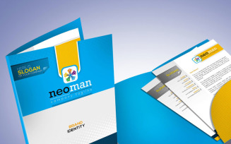 Corporate Presentation Folder Design - Corporate Identity Template