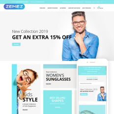 eye glasses opencart templates