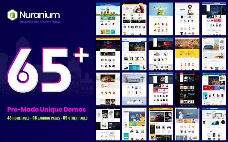 Nuranium Multi Purpose Shopify Theme #109413