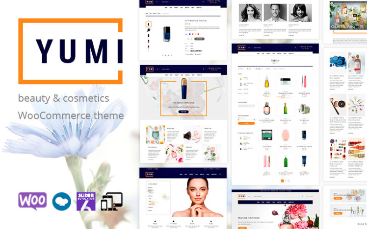 Yumi beauty amp cosmetics WooCommerce Theme