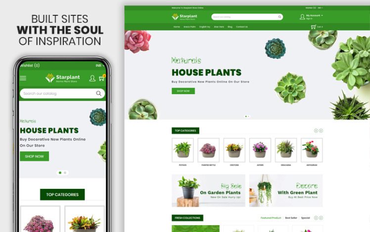 Starplant The Plant Responsive Shopify Theme