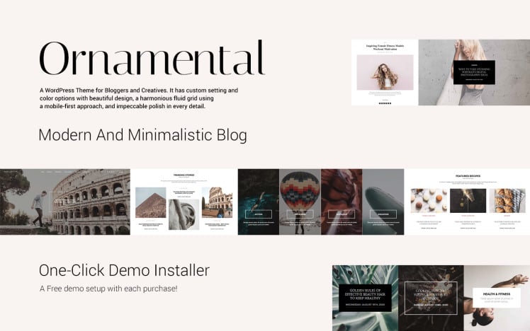Ornamental MultiConcept Responsive Blog WordPress Theme