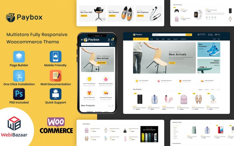 PayBox Multipurpose Super Market WooCommerce Theme
