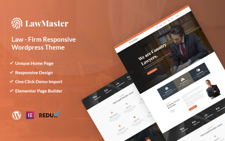 Lawmaster Lawyer Attorney and Law Office WordPress Theme
