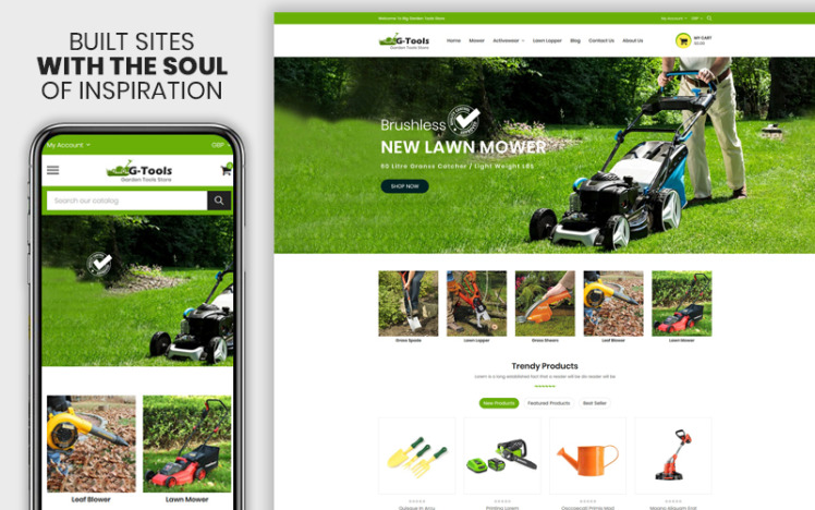 Gtools The Plant Tools Accessories Premium Shopify Theme #119540