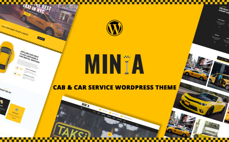 Minta Taxi and Limousine WordPress Theme