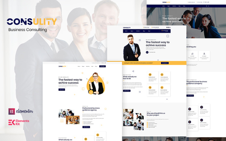 Consulity Business Consulting WordPress Theme