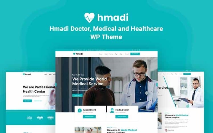 Hmadi Doctor Medical And Healthcare WordPress Theme