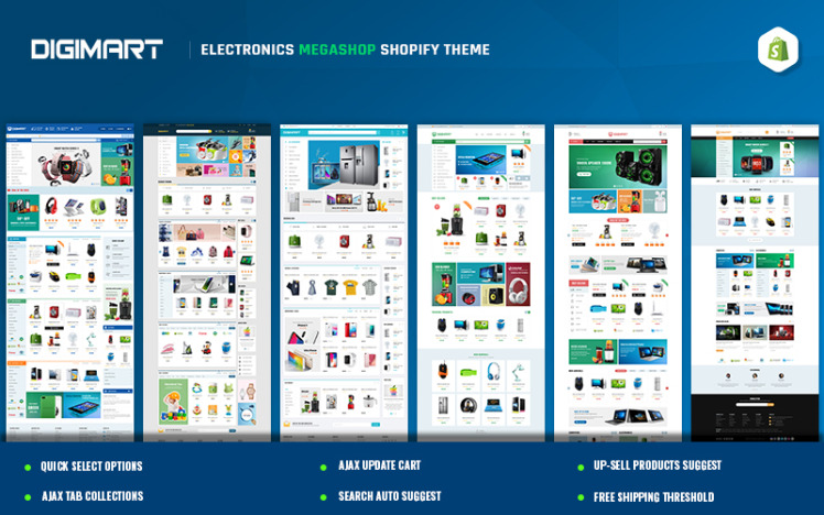 Digimart Electronics Mega Shop Shopify Theme #157402
