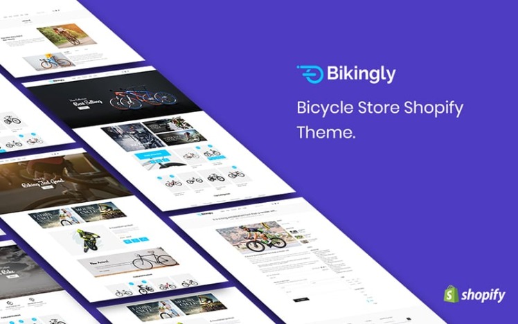 Bikingly Bicycle Store Shopify Theme #159987