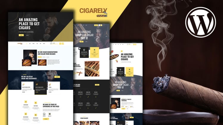 Cigarely Cigar Shop WooCommerce Theme