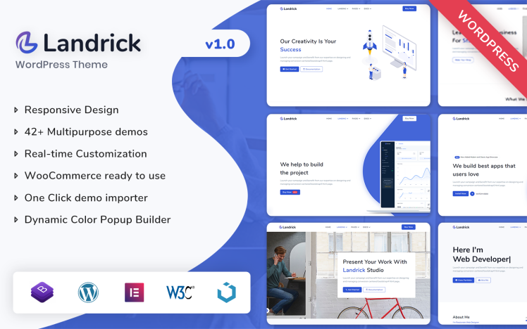 Landrick Multipurpose WordPress Theme