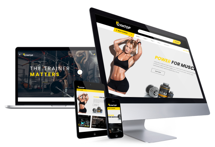 Gymtop WordPress Elementor Theme for Gym Fitness Websites
