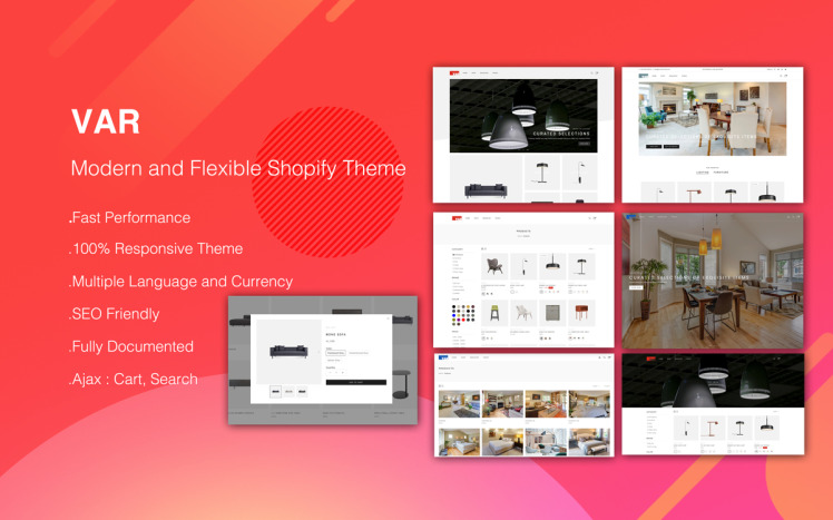 VAR Modern and Flexible Shopify Theme