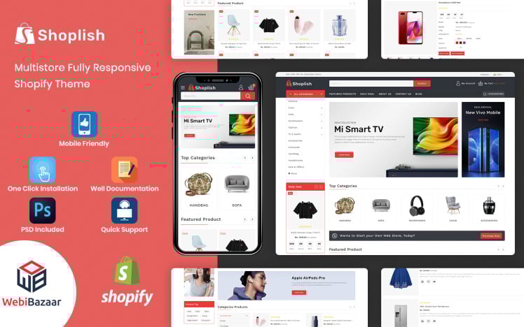 Shoplish Multipurpose Supermarket Shopify Theme