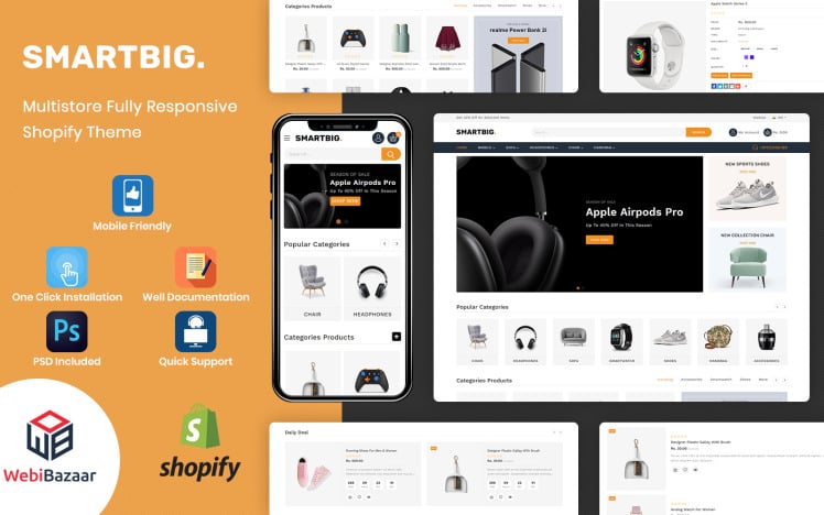 SmartBig Mega Electronic Shopify Template
