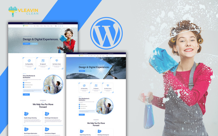 Vleavin Cleaning Service WordPress Theme