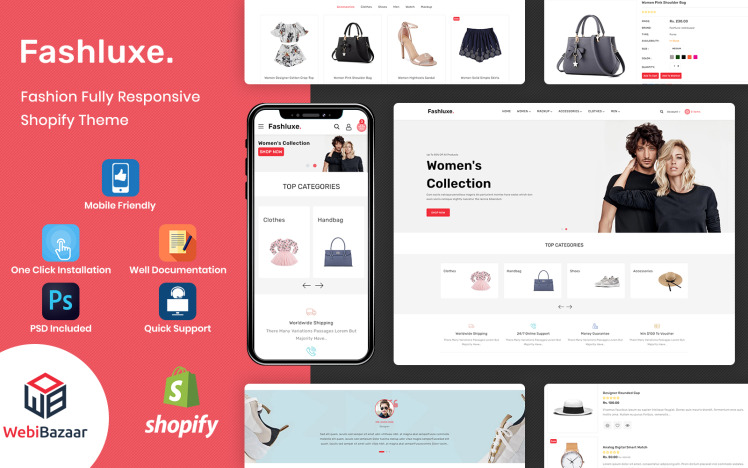 Fashluxe Modern Fashion Shopify Template