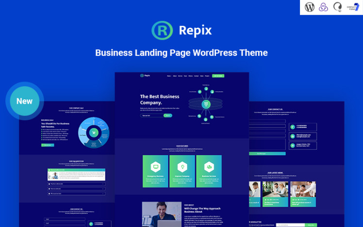 Repix Business Landing Responsive WordPress Theme