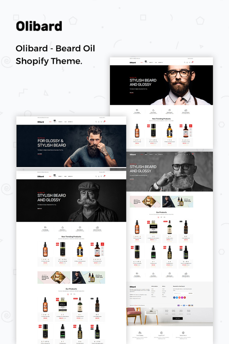 Olibard Beard Oil Shopify Theme
