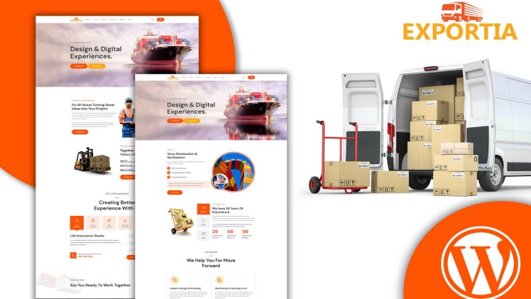 Expotia Transportation and Logistic WordPress Theme