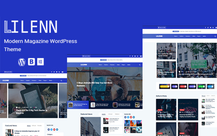 LilennModern Corporate Elementor Wordpress Theme