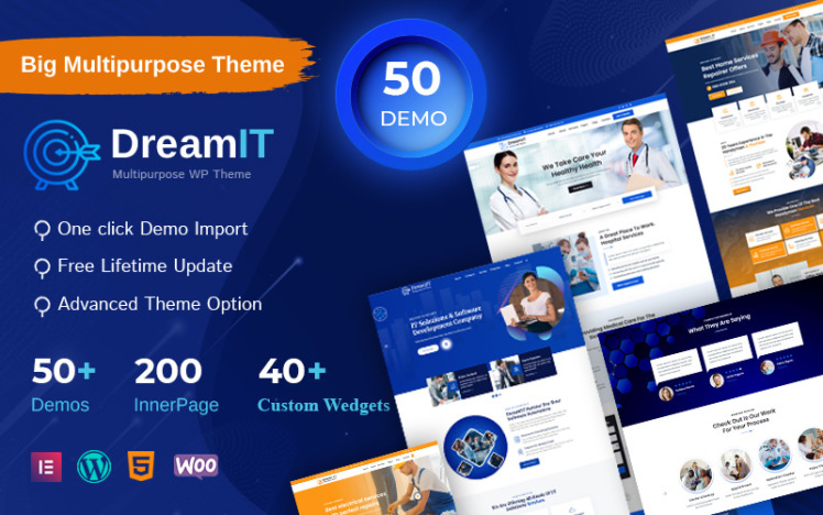 DreamIT Multi Purpose WordPress Theme