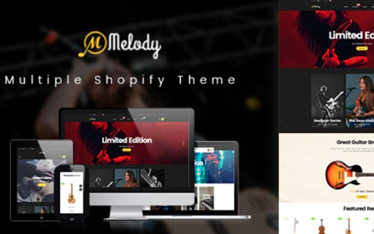 Tune Acoustic Instruments Shopify Theme #189487
