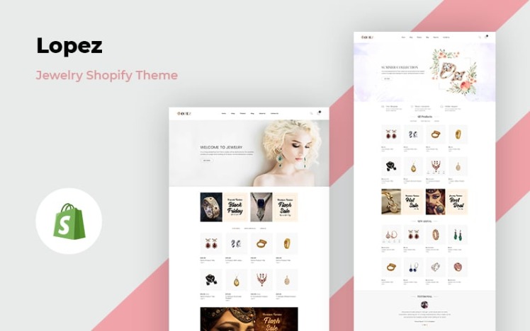 Lopez Jewelry Shopify Theme #189523